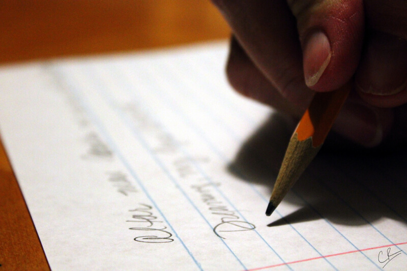 writing a list