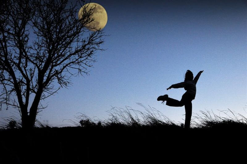 dancing in the moonlight