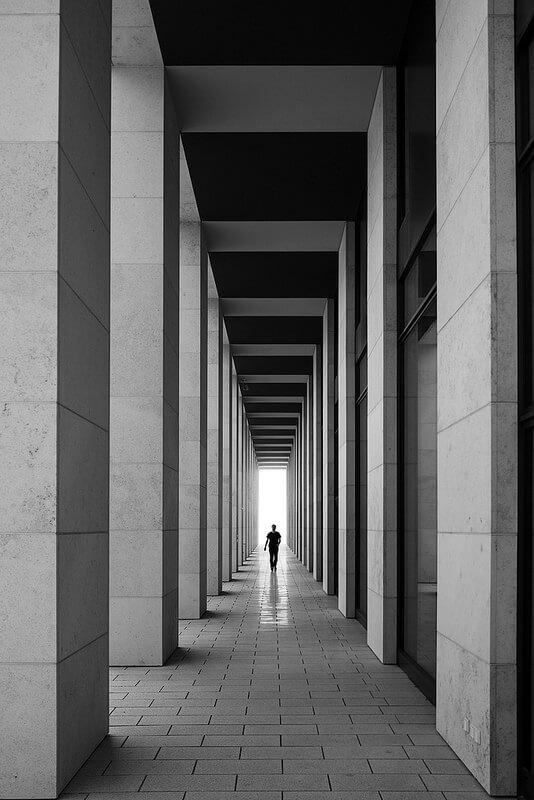 airport Berlin silhouette