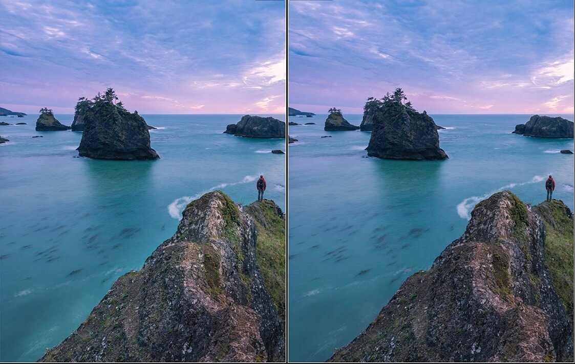 mask edges in Lightroom