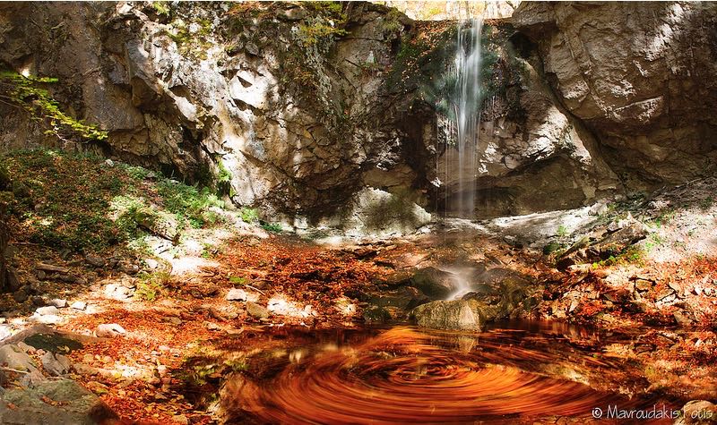 Fotis Mavroudakis - Waterfall in Autumn Forest