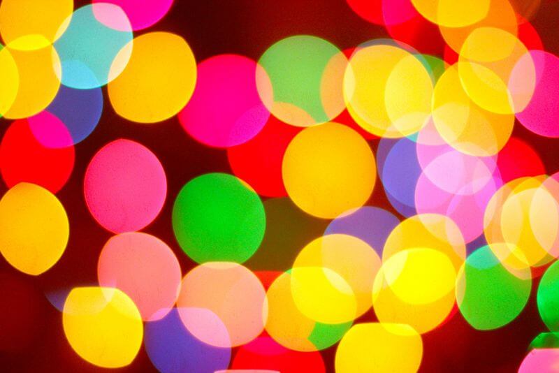 christmas lights bokeh