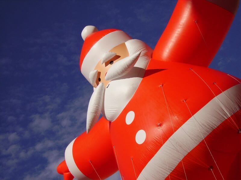 blow up santa