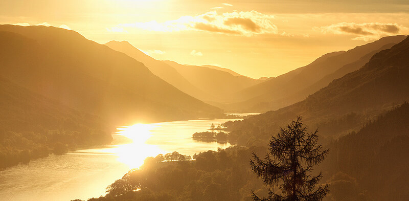 Sunset on Loch Voil