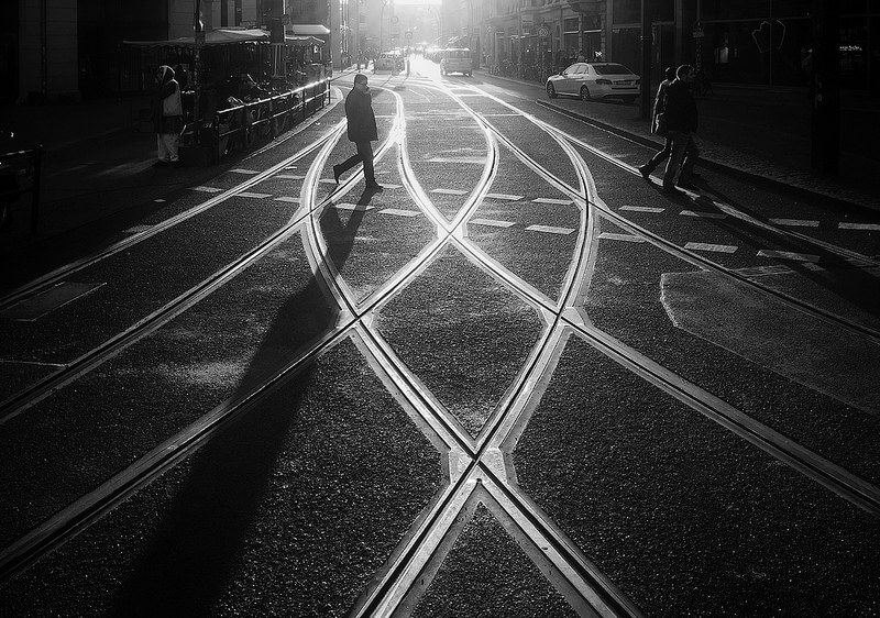 tram tracks berlin