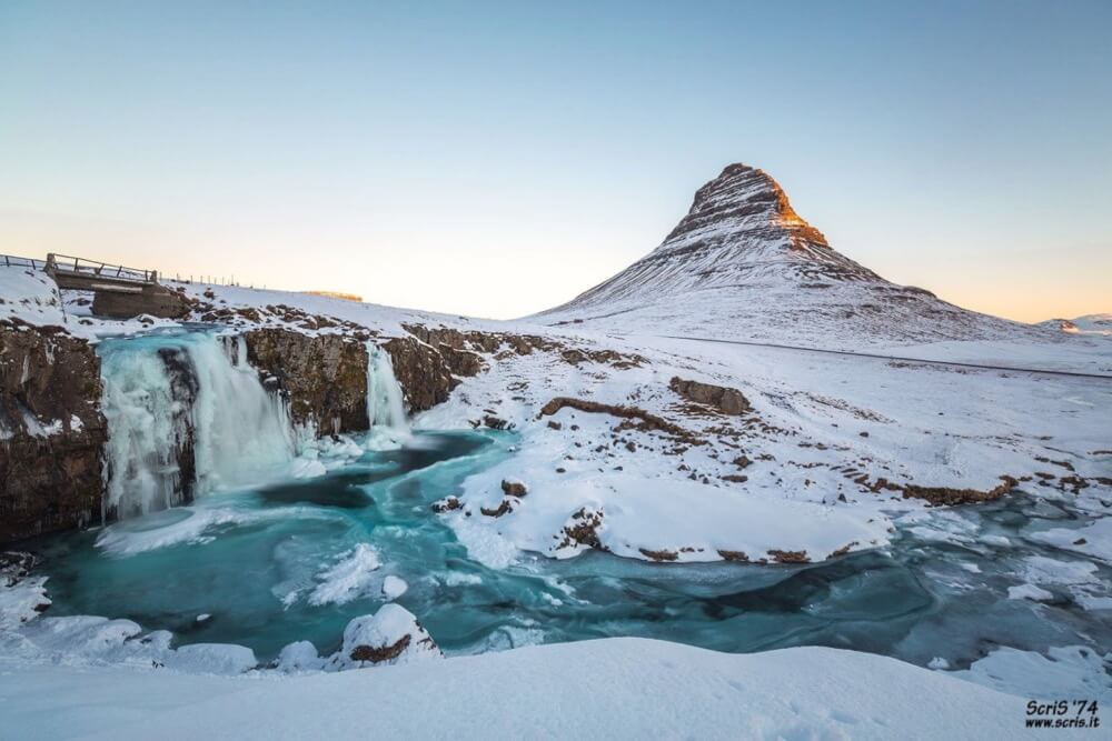 Cristian Santinon - Kirkjufellsfoss with Kirkjufell Mountain