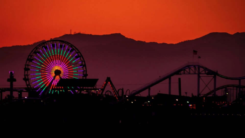 Ian D. Keating - Pacific Park Sunset