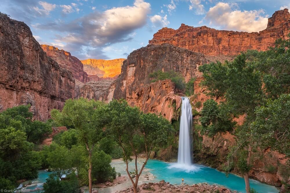 havasu falls sunset