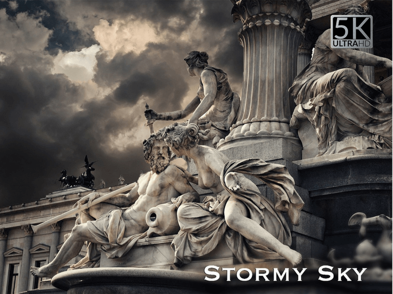 stormy photo overlay