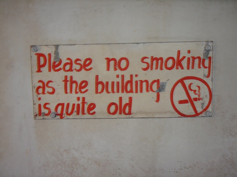 no smoking sign