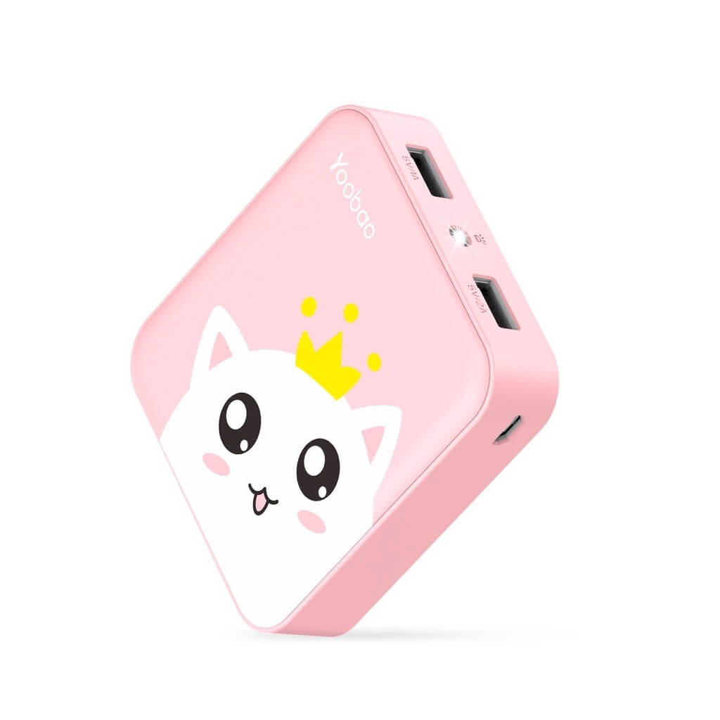 Yoobao Portable Charger 10000mAh cat pattern