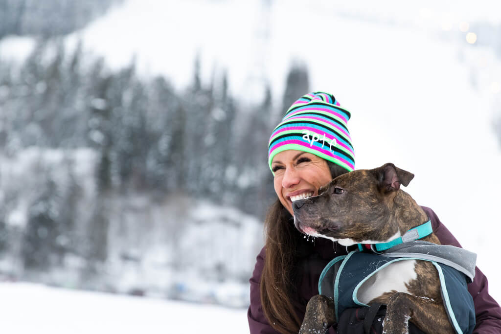 Visit Lakeland - woman and dog portrait