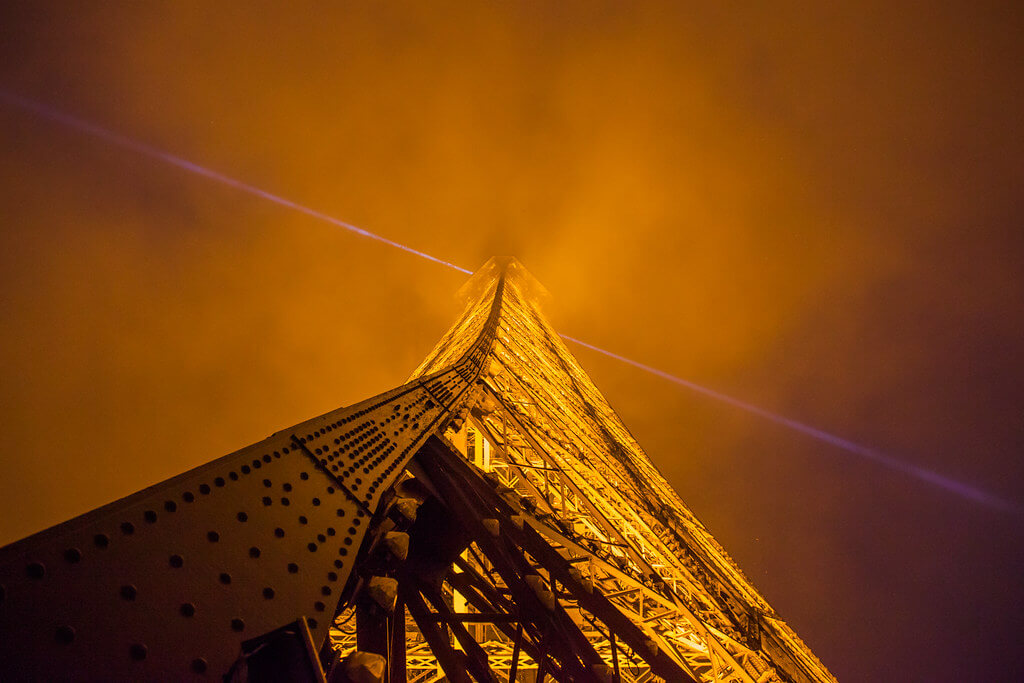 Bradley Weber - Eiffel Tower Looking Up