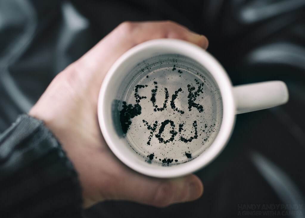 Handy Andy Pandy - coffee fuck you