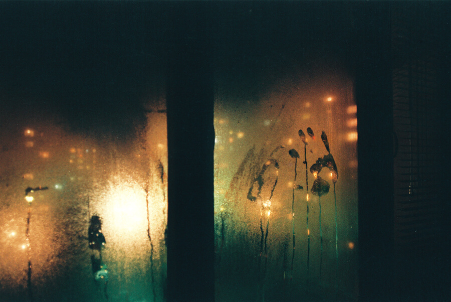 Dmitriy Fokeev - handprint on window