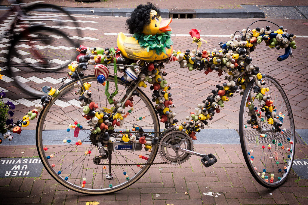 Ferry Noothout - This "duck" bike will never sink in the canals of Amsterdam