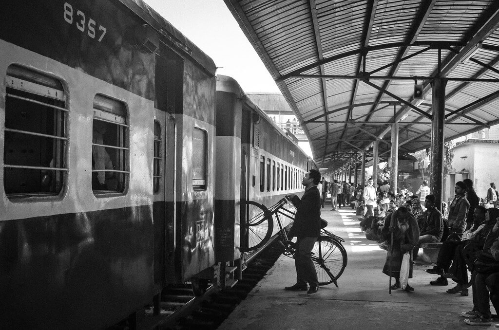 Rakib Hasan Sumon - bicycle train station Bangladesh