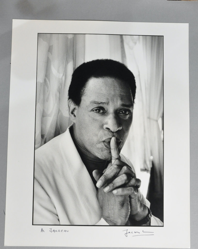 Portrait of Al Jarreau. © The Estate of Jacques Lowe.