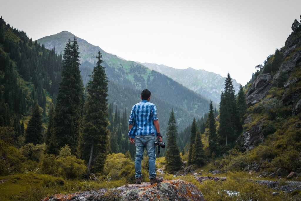 photographer in nature